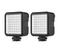 Fockety Luz Portátil para Selfies, 2 Unidades de Luz de Visión Nocturna por Infrarrojos, Iluminación de Videoconferencia con 3 Soportes para Zapata Fría, de Fotografía Infrarroja