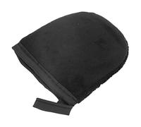Fockety Manoplas de Bronceado, Aplicador Autobronceador para una Aplicación Uniforme, Reutilizable para Bronceado sin Sol, Esponja + Material de Microfibra (BLACK)
