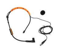 Fockety Micrófono de Diadema, micrófono de Diadema con Conector XLR estándar de 3 Pines, micrófono de Condensador de Diadema para PGA31 SM31 SM35 Auriculares de Fitness, Canto, Iglesias