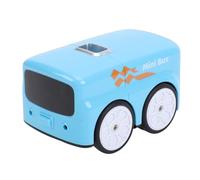 Fockety Mini ônibus RC, brinquedo com Sensor infravermelho, música e luzes LED, 4 Modos interativos Inteligentes, Controle por Gestos Brinquedo com Controle Remoto para crianças (Blue)