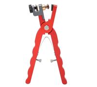 Fockety Mira la Banda de Alicates, Herramienta de Perforación de Cuero de Acero Inoxidable con Mango Ergonómico, para Cinturones con Correas de Bandas