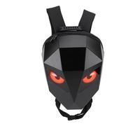 Fockety Mochila LED para Motocicleta, Mochila LED con Pantalla Programable con Carcasa Dura Impermeable, Control de Aplicación, para Viajar, Acampar, Andar en Bicicleta, con Estilo