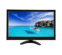 Fockety Monitor Portátil de 14 Pulgadas, Monitor para Juegos 1920x1080, Altavoz Incorporado, Interfaz Multimedia BNC AV VGA HD USB Mic AUX, Pantalla Externa Ultradelgada para (Enchufe de