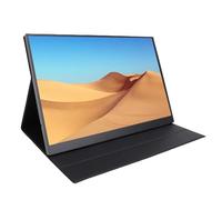 Fockety Monitor Portátil de 16 Pulgadas, Pantalla 4K Ultra HD de 120 Hz, Monitor de Juegos de Viaje con Cubierta y Parlantes, Segunda Pantalla Externa para Computadora Portátil