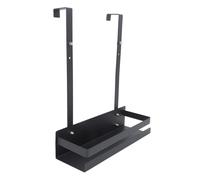 Fockety Organizador de Ducha para Colgar sobre la Alcachofa de la Ducha, Organizador de de 2 Niveles A Prueba de Óxido con Jabonera con Gancho, de Baño Sin Taladro (Modelo B de una Sola Capa)