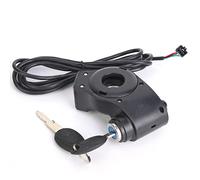 Fockety Pantalla de Voltaje de Bicicleta Eléctrica Interruptor de Alimentación de Batería Digital para un Monitoreo Conveniente en Tiempo Real Adecuado para Todos los Vehículos Eléctricos Negro 1