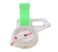 Fockety Pantalla Luminosa Brújula Impermeable Ajuste Rápido de la Aguja para Navegación Orientación Actividades Orientadas Material Acrílico