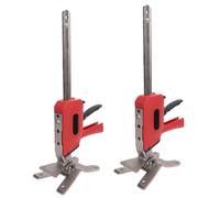 Fockety Paquete de 2 Gatos para Brazos Que Ahorran Mano de Obra, Gato Multifuncional para Muebles de 8,66 Pulgadas, Carga de 330,69 Libras, Gato de Construcción de Acero Inoxidable