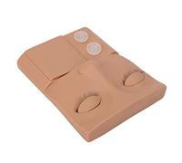 Fockety Párpados de Repuesto para Cabeza de Maniquí, Cabeza de Maniquí de Pestañas de Silicona, Pvc Párpados Realistas Removibles Con Pestas, de para Extensión de Pesta (color de piel)