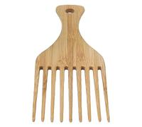 Fockety Peine de Dientes Anchos con Función de Masaje del Cuero Cabelludo para Cabello sin Encrespamiento, Agarre Cómodo, Adecuado para Varios Tipos de Cabello, 1 Peine para Levantar el Afro