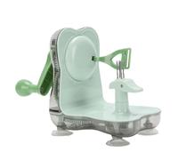 Fockety Pelador de Manzanas, Pelador de Manivela con Potente Base de Succión, Removedor de Cáscara de Frutas, de Manzanas, Cortador para Hacer Pasteles de puré de Manzana Rápido