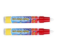 Fockety Pequeño Set de Lápiz de Dibujo de Agua para Bebés Ningún Pigmento Requiere un Lápiz de Agua para Bebés Respetuoso con el Medio Ambiente, 2 Piezas/set [ Mágica mate]