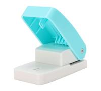 Fockety Perforadora de Sellos para Manualidades, Perforadora de Papel de Alineación Visual con Bordes de Corte de Acero Inoxidable, Almacenamiento Portátil con Cerradura, Cortador de