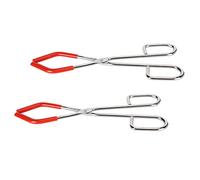 Fockety Pinzas Para Vasos de Laboratorio, Herramienta Duradera Para Alicados de Clamp/Holder de Vaso Agarre Fuerte Recubierto de Goma Pinzas Para Pequeños Acero Para Para Para