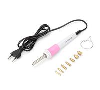 Fockety Pistola de Calor Aplicadora de Hierro con Fijación en Caliente para Cristales de Diamantes de Imitación, Diseño Semiautomático para Todas las Telas, Material Plástico de Hierro Sólido para