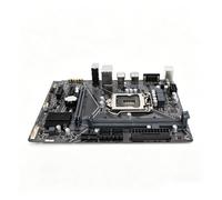 Fockety Placa Base para Ordenador, H410M S2 LGA1200 para CPU I9 I7 I5 I3 M ATX Desktop Board con DDR4 hasta 64 GB Placa Base ATX Gaming