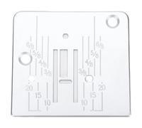 Fockety Placa de aguja, recambio de placa de aguja para máquina de coser, resistente al óxido y las manchas, placa de aguja de acero inoxidable para Babylock BL1108 BL1170