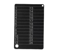 Fockety Placas de Almacenamiento de Frases Criptográficas de 2 Piezas con Pluma, Tarjeta de 24 Palabras a Prueba de Fuego de Aleación de Aluminio de Metal para Bitcoin