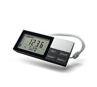 Fockety Podómetro 3D para Caminar, Contador de Pasos Simple con Cordón, Distancia Recorrida, Contador de Calorías y Memoria de 7 Días, Rastreador de Pasos Preciso para Hombres, Mujeres