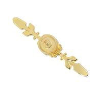 Fockety Pomo para Muebles Antiguos Europeos, para Tiradores de Puertas de Gabinetes con Cajones, Aspecto Elegante para Decoración de Interiores (Pequeño juego de oro.)