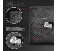 Fockety Práctica Placa de Almacenamiento de Flechas para Wimberley, Fácil Instalación, Soporte de Cámara para Rótula CAMBOFOTO PU70 (PU40)