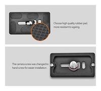 Fockety Práctica Placa de Almacenamiento de Flechas para Wimberley, Fácil Instalación, Soporte de Cámara para Rótula CAMBOFOTO PU70 (PU70)