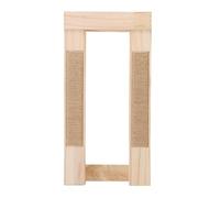 Fockety Rascador de Madera Antideslizante para Gatos, Banco de apareamiento, Accesorios para Gatos de Patas Bajas, 55 x 27 x 8 cm (Estilo de Cuerda de cáñamo)