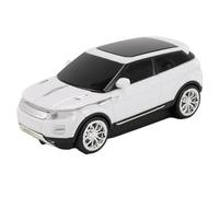 Fockety Ratón inalámbrico para Coche, 2,4 GHz, 1600 dpi, ratón Deportivo para Coche, ratón inalámbrico ergonómico con Forma de Coche con Receptor USB para Ordenador portátil PC (White)