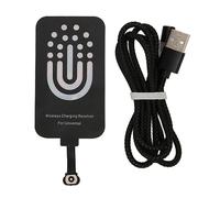 Fockety Receptor de Carga inalámbrica, Receptor de Cargador inalámbrico QI Tipo C 2000mA para Galaxy A51 A40 A20E J2 J3 J7, para Moto G7 G7 Plus G6, Adaptador de Carga inalámbrico Delgado