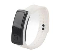 Fockety Reloj de Pulsera Digital LED Duradero para Adultos, Reloj Electrónico de Marcado de 12 Horas para el Trabajo y los Viajes (White)