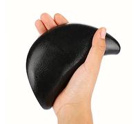 Fockety Reposacabezas de Gel para Uso en Salón o Uso Doméstico Cojín de Lavabo de Peluquería de Silicona Negro 14 * 7 Cm