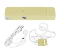 Fockety Reproductor Mp3, Memoria de 8 GB 64GB Reproductor de Música Portátil Expandible con Sonido sin Pérdidas y Batería de Litio Incorporada, para una Unidad Flash USB y Múltiples (Yellow)