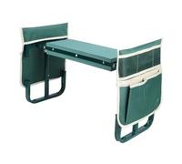 Fockety Rodilla y Asiento para Jardín, Taburete de Jardinería Plegable Resistente de 400 Libras con Almohadilla para Arrodillarse Suave y Gruesa con 2 Bolsas de Herramientas (Green)