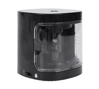 Fockety Sacapuntas Eléctrico, Funciona con Pilas Automático con Hoja de Acero Inoxidable para Lápices de 6 a 8 Mm, Escuela, Oficina, Suministros de Arte para el Hogar, Contenedor de