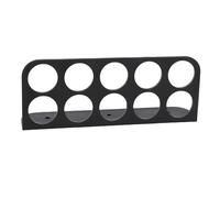 Fockety Soporte de Alambre de Persecución de Cable, Conducto de Cable ABS de 1 Pulgada 10 Agujeros para el Cable Eléctrico del Bus Modular de Red, con Bordes Planos Brillantes (12PCS)