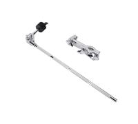 Fockety Soporte de Brazo para Platillos con Abrazadera, Brazo de Extensión en Forma de L, Accesorio para Batería con Abrazadera, Perilla Engrosada, Almohadillas Antivibración, Ajuste de