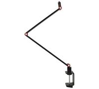 Fockety Soporte de de Alta Resistencia, Giratorio Plegable de Sobremesa TRÍPODE Con Abrazadera, 1/4in Tornillo de Montaje, Carga 4.4LB, Soporte del Teléfono