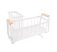 Fockety Soporte de Esponja, Organizador de Caddie de Fregadero de Acero Al Carbono, Soporte de Esponja de Encimera de Cocina, Soporte de Cepillo de Plato Soporte de Fregadero de (WHITE)
