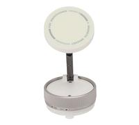 Fockety Soporte de Teléfono Magnético de Vacío, Soporte de Teléfono Ajustable Giratorio de 360 Grados con Taza de Succión Fuerte, Portavasos para Automóvil (White)