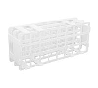 Fockety Soporte Desmontable de Plástico para Tubos de Ensayo de 24 Orificios para Laboratorio de 25x25 Mm para una Fácil Limpieza y Almacenamiento, ABS Resistente para Laboratorios de Ciencias