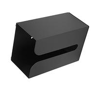 Fockety Soporte para Caja de Pañuelos para Montaje en Pared, Soporte para Pañuelos de Diseño Inoxidable de Aluminio Espacial, Organizador de Servilletas con Barniz para Hornear a Alta Temperatura para