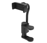 Fockety Soporte para móvil para guitarra, abrazadera giratoria ajustable para guitarras y ukeleles de 3,5 a 6 cm de grosor, para partituras digitales y retransmisiones en directo