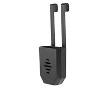 Fockety Soporte para Tableta de Limpieza de Tanque de Inodoro, Soporte para Tableta de Tanque de Inodoro ABS para Interior, Portador de Limpiador de Cuencos de Colgante (BLACK)