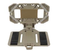 Fockety Soporte para teléfono en el Pecho, Soporte para teléfono POV para Grabar Vlogs, Kit de arnés Corporal con Clip y Panel de navegación Plegable, para Pantallas de 4,7 a 6,7 (Caqui)