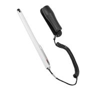 Fockety Stylus Pen for Touchscreen, Soft Silicone High Sensitivity and Precision Pens with Spring Rope & Stable Base, Compatible with All Capacitive Touch Screen (White)