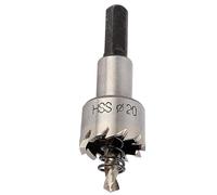 Fockety Taladro de Corte Rápido de Metal de Acero Inoxidable de Acero Inoxidable para una Sierra de Corte Rápida para Chapa de Metal de 20 Mm para Herramientas de Hardware