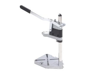 Fockety Taladro de Pie de Prensa, Aleación de Aluminio Piso de Expansión Ranura de 90 Grados de Rotación de Fijación Taladro de Prensa de Mesa Ergonómica de de Base