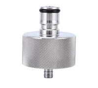 Fockety Tapa de Carbonatación de Acero Inoxidable para Botellas PET de 38mm, Accesorio de Carbonatación para Bebidas
