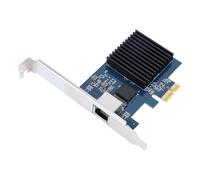 Fockety Tarjeta de Red PCIe de 10 GB, Puerto RJ45 RTL8127 PCI Express Gen 4 X1 a 10 Gigabit Ethernet Adaptador para Linux, Adaptador LAN PCIe Ethernet