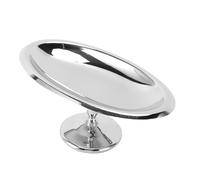 Fockety Tazón de Helado, Taza de Helado de Acero Inoxidable, Tazón de Postre Reutilizable de Metal para Budín, Ensalada, Fruta, Helado, Refrigerio, Yogurt, Dulces, Aperitivo (óvalo) (B)